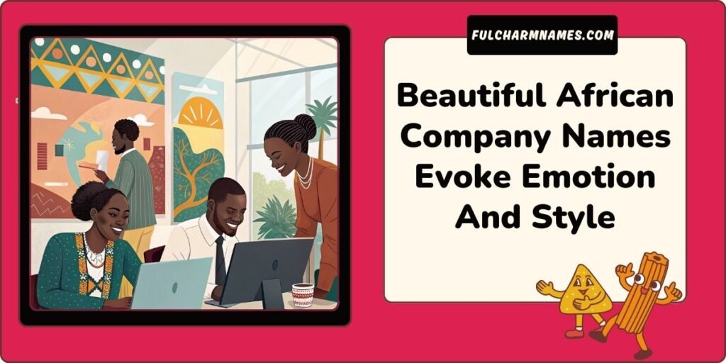Beautiful African Company Names Evoke Emotion And Style
