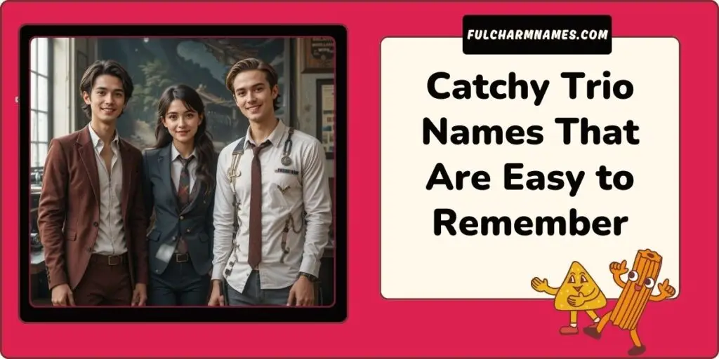 Catchy Trio Names That Are Easy to Remember