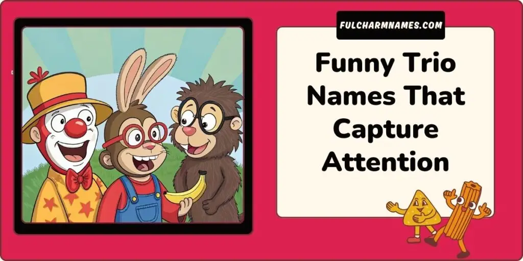 Funny Trio Names That Capture Attention