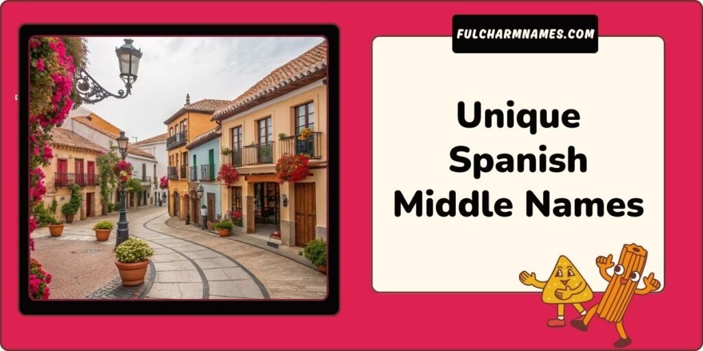 Unique Spanish Middle Names