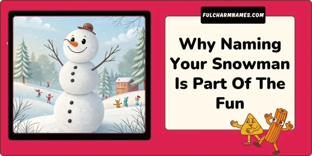 Fun & Creative Names For Your Snowman Pal 6 Why Naming Your Snowman Is Part Of The Fun