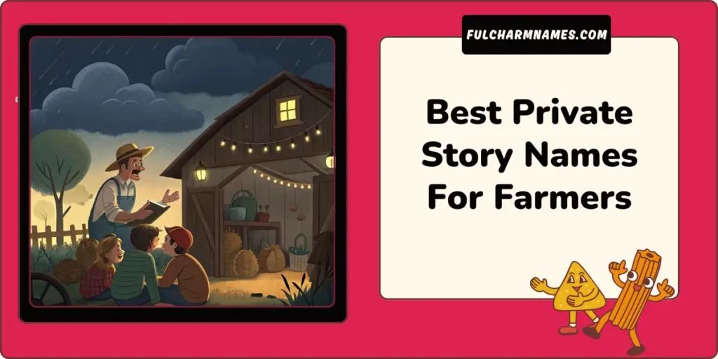 Best Private Story Names For Farmers