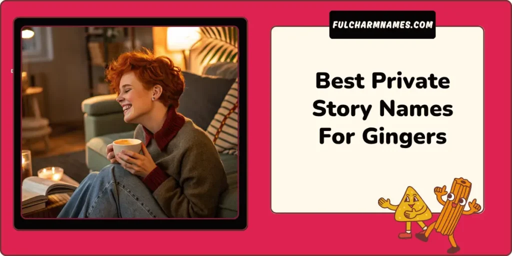 Private Story Names For Gingers (Funny & Unique Ideas) 2 Best Private Story Names For Gingers