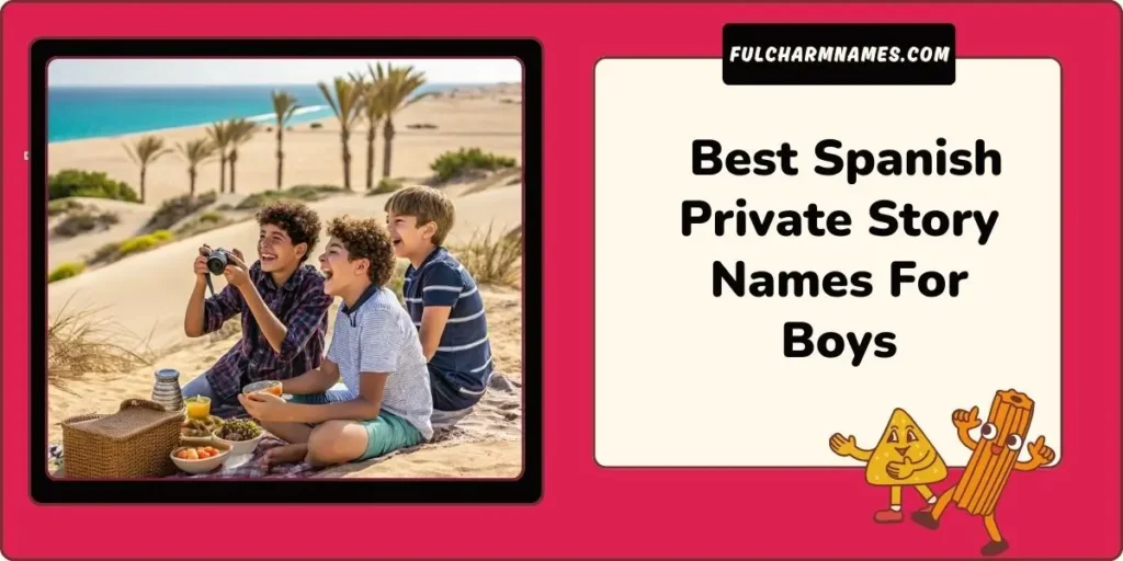 Best Spanish Private Story Names For Boys