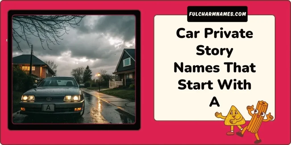 Car Private Story Names That Start With A
