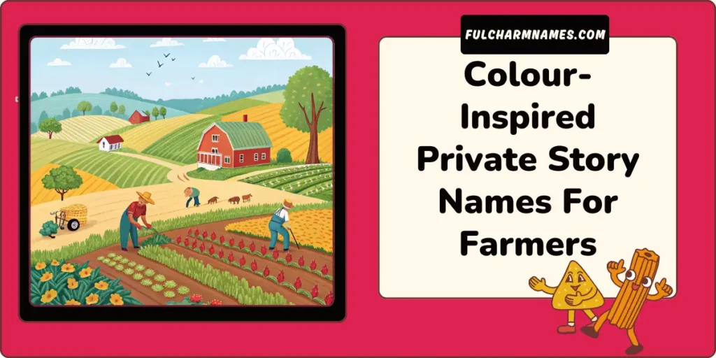 Colour-Inspired Private Story Names For Farmers