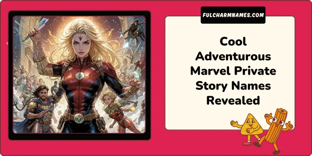 Cool Adventurous Marvel Private Story Names Revealed