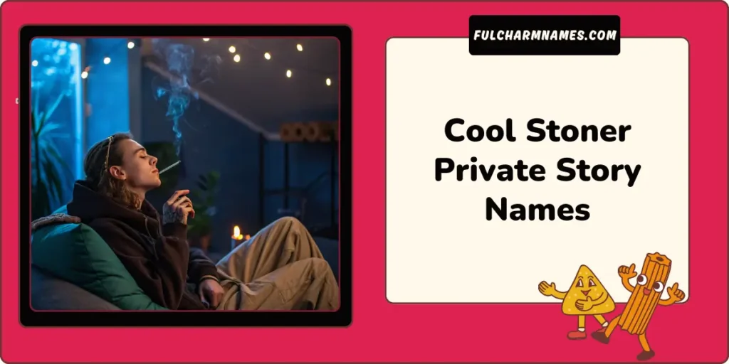 Stoner Private Story Names That Slap 420 Chill Wild AF 2 Cool Stoner Private Story Names