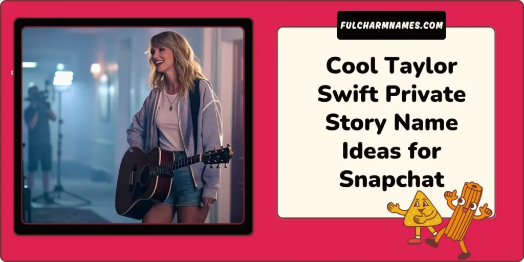 Cool Taylor Swift Private Story Name Ideas for Snapchat