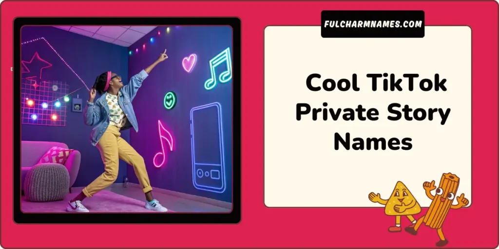 Cool TikTok Private Story Names