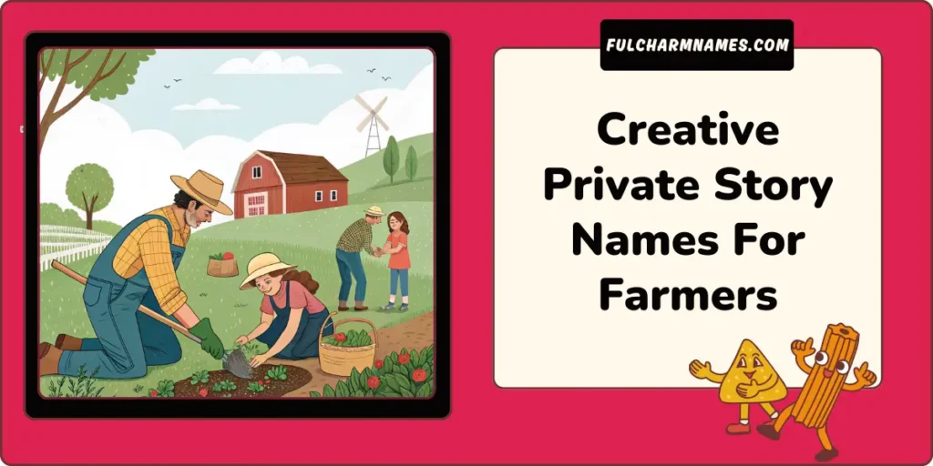 Creative Private Story Names For Farmers