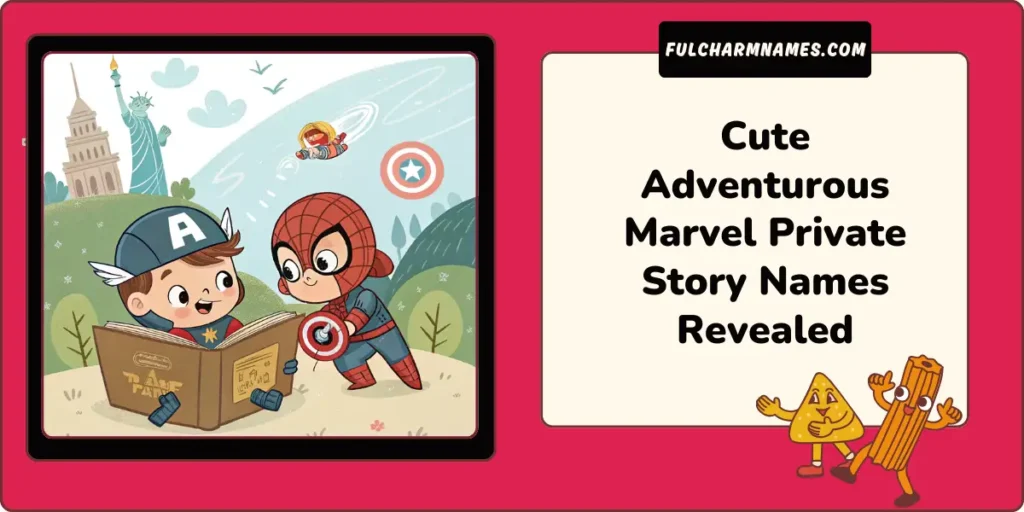 Cute Adventurous Marvel Private Story Names Revealed