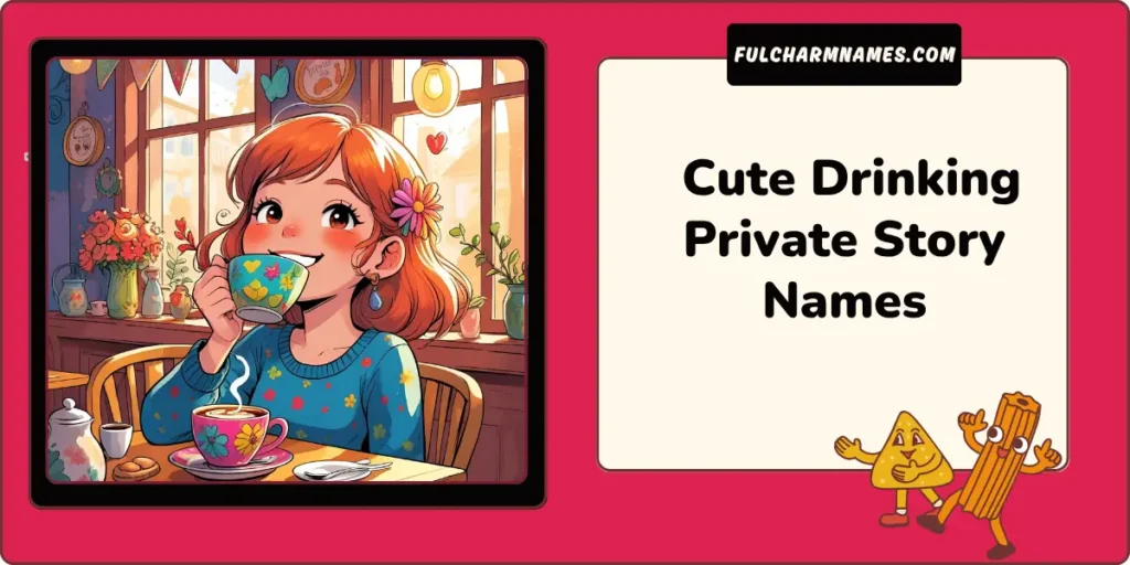 Cute Drinking Private Story Names