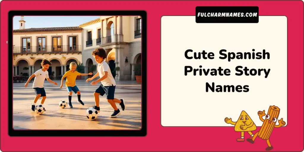 Cute Spanish Private Story Names