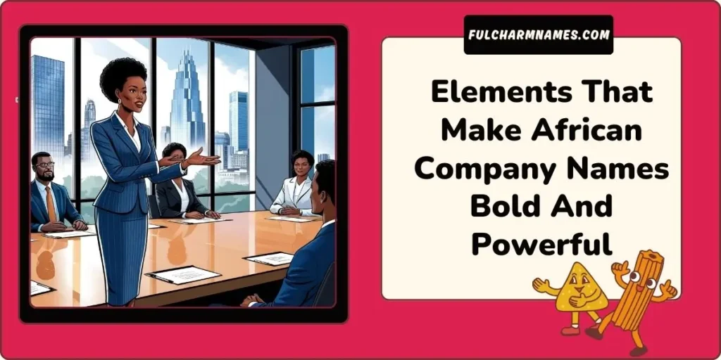 Elements That Make African Company Names Bold And Powerful