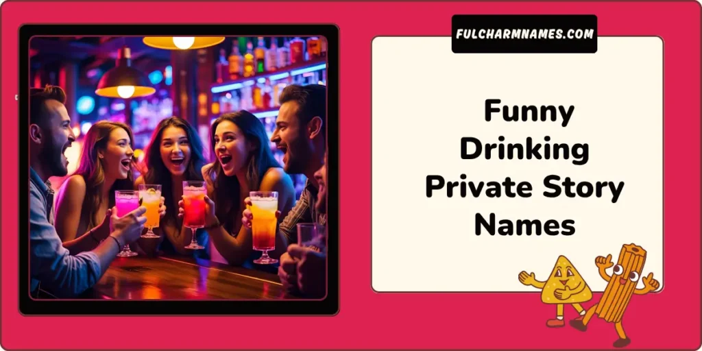 Funny Drinking Private Story Names