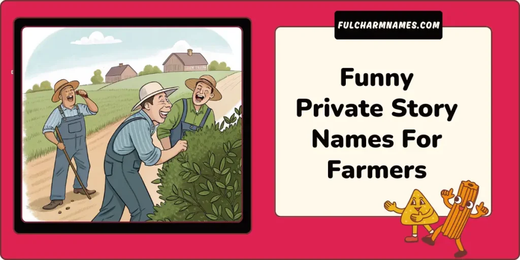 Funny Private Story Names For Farmers
