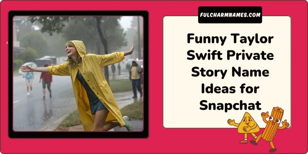 Funny Taylor Swift Private Story Name Ideas for Snapchat