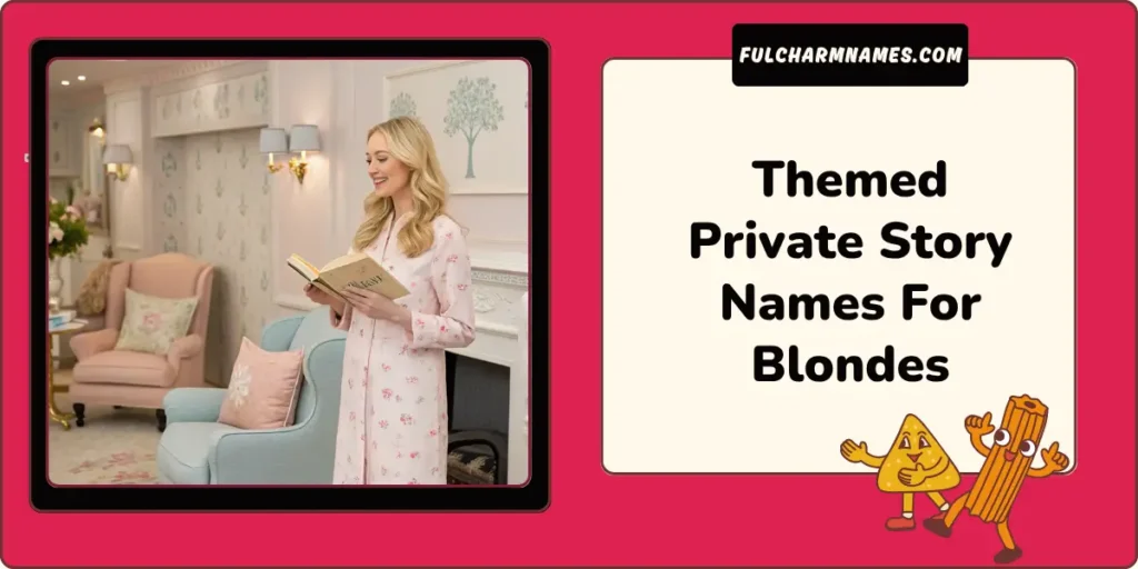 250+ Private Story Names For Blondes You Haven’t Seen Before 7 Themed Private Story Names For Blondes