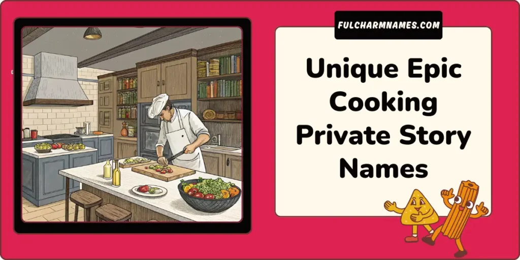 Unique Epic Cooking Private Story Names