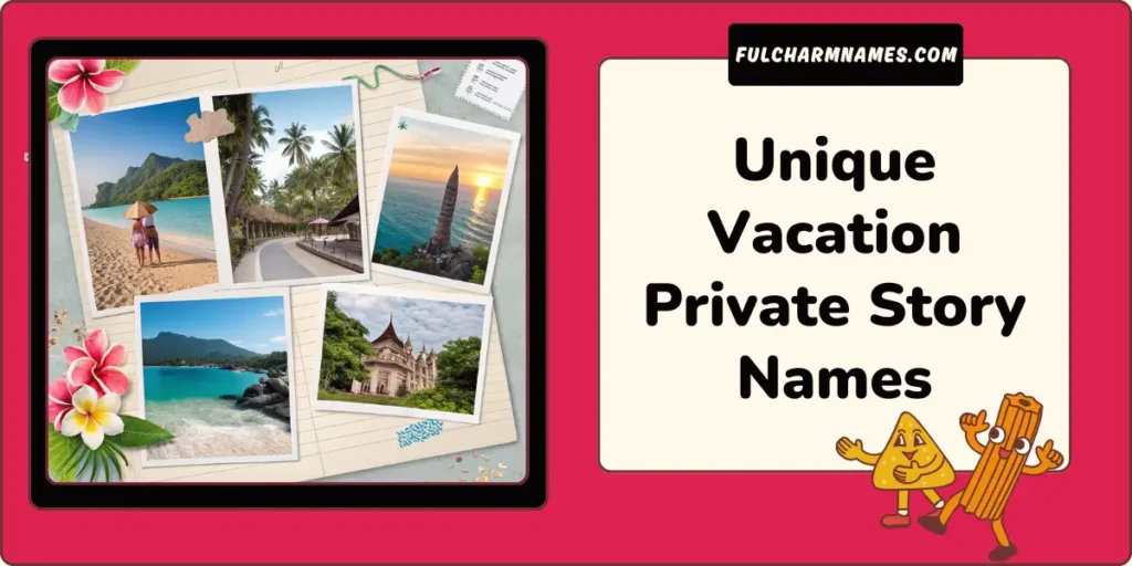 Unique Vacation Private Story Names