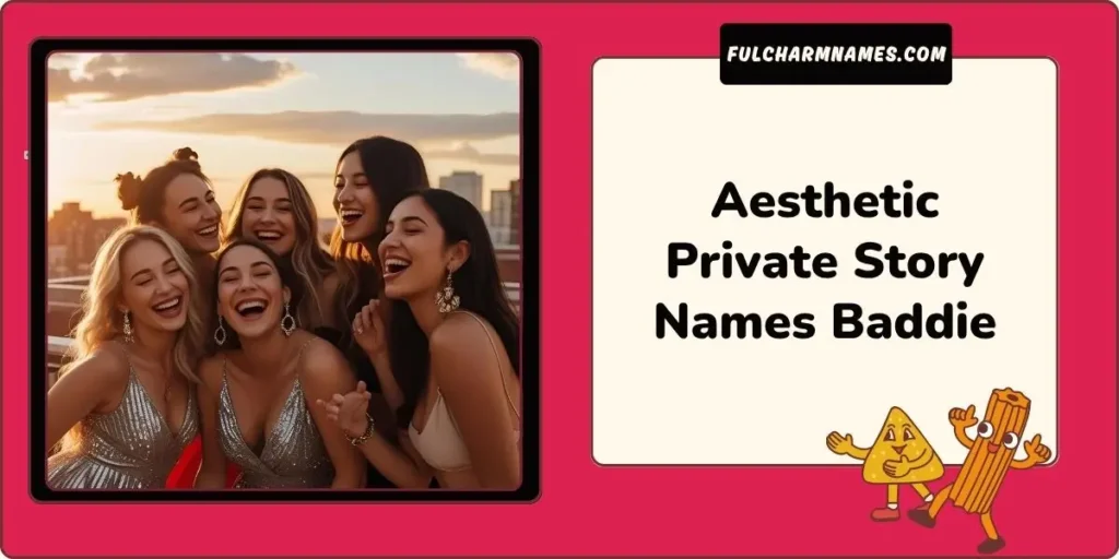 Aesthetic Private Story Names Baddie