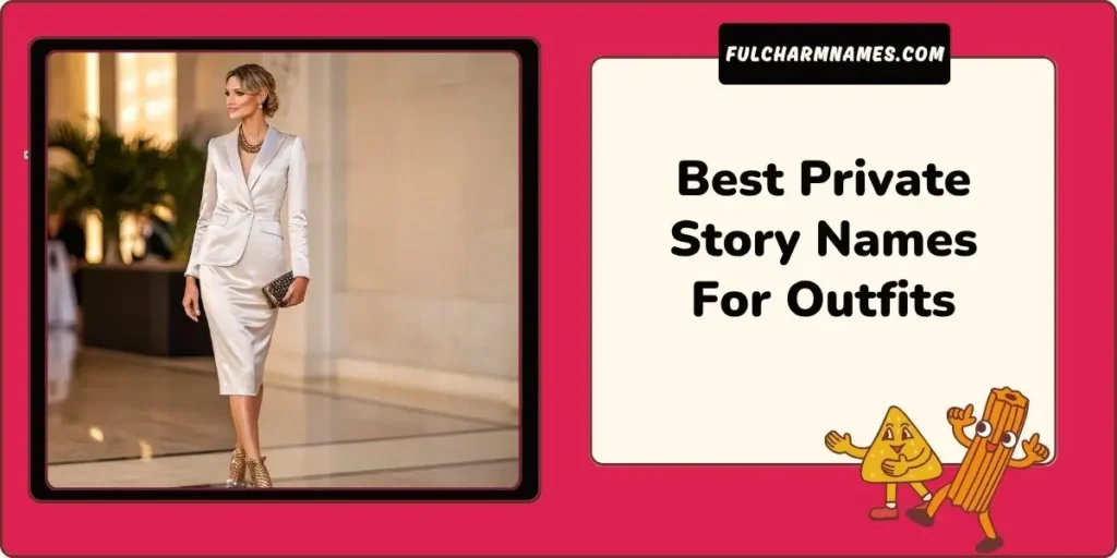 Private Story Names For Outfits That Slay – Serve Every Look 5 Best Private Story Names For Outfits
