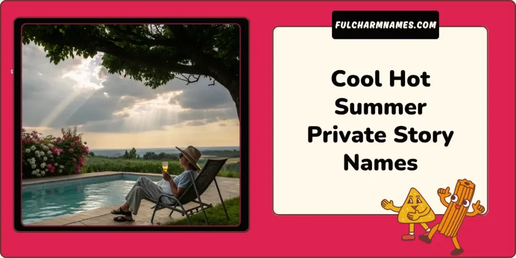 200+ Top Hot Summer Private Story Names Ideas – Vibes Only 2 Cool Hot Summer Private Story Names