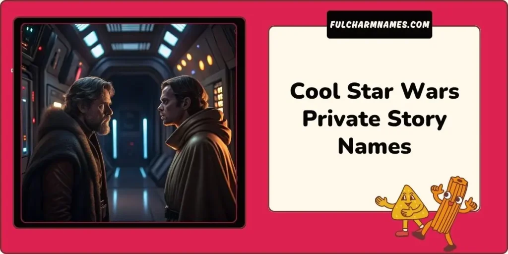 Cool Star Wars Private Story Names