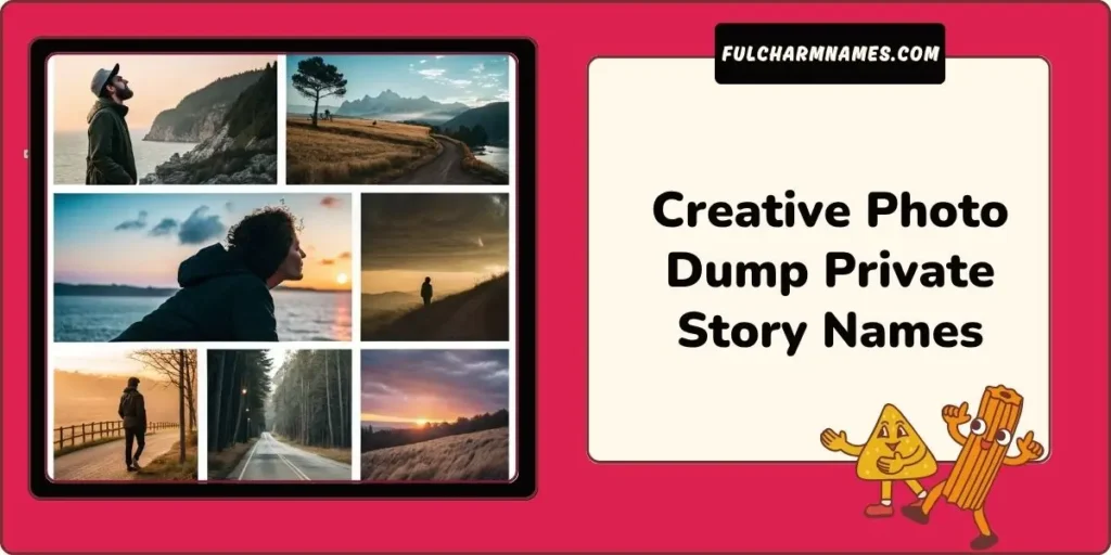 Creative Photo Dump Private Story Names