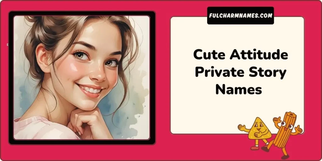 Best Attitude Private Story Names For Social Media 2025-26 5 Cute Attitude Private Story Names