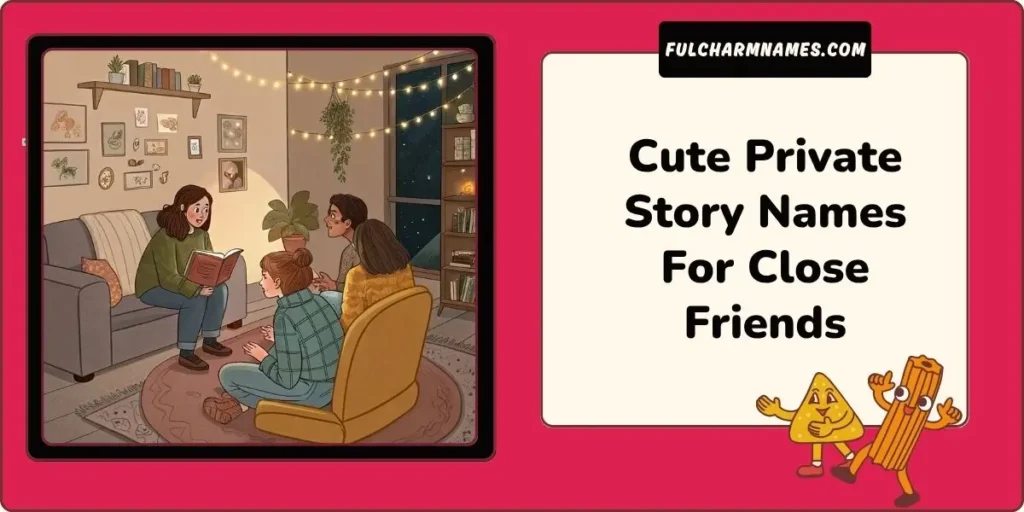 Funny And Creative Private Story Names For Close Friends 4 Cute Private Story Names For Close Friends
