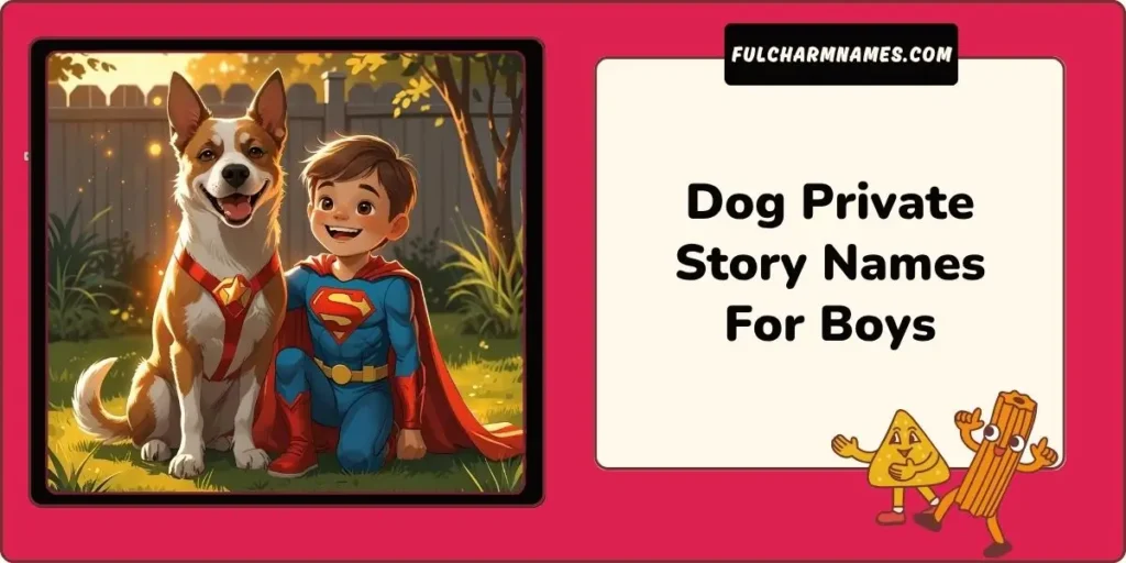 Dog Private Story Names For Boys