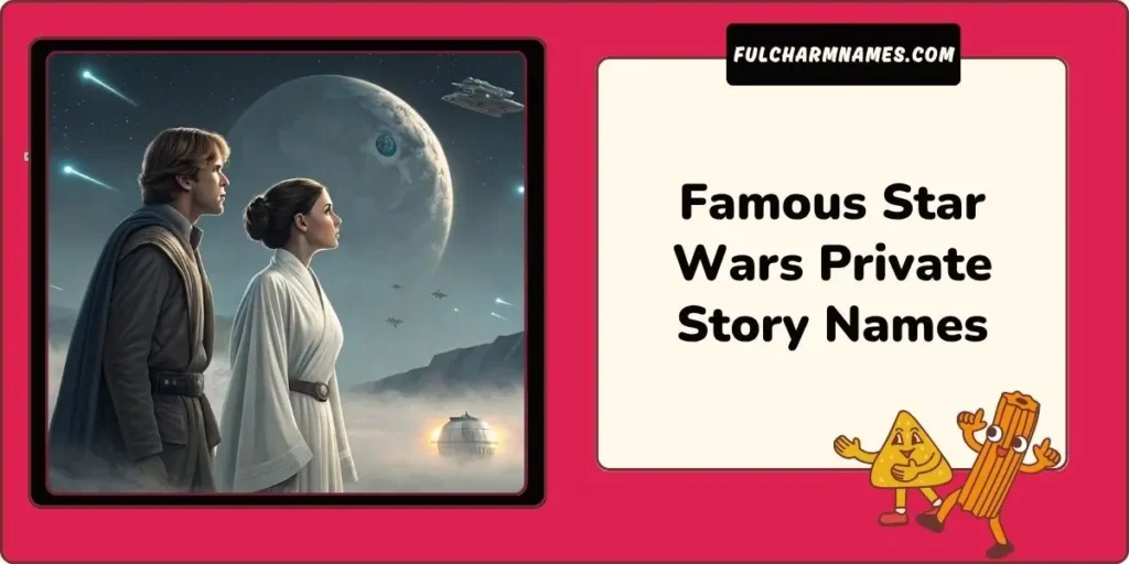 Famous Star Wars Private Story Names