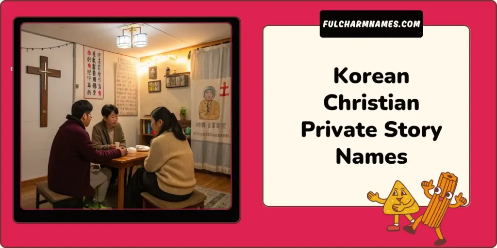 300+ Christian Private Story Names You'll Love To Use Today 6 Korean Christian Private Story Names