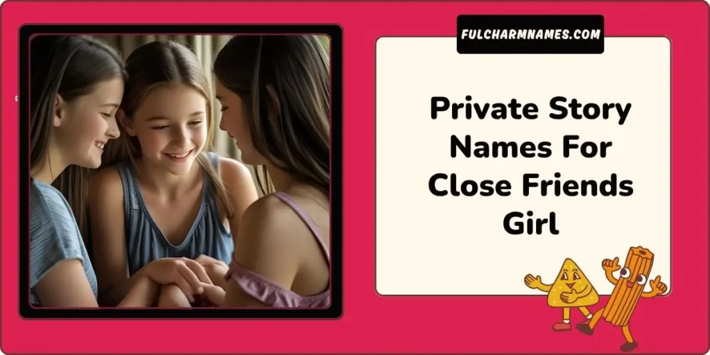 Funny And Creative Private Story Names For Close Friends 5 Private Story Names For Close Friends Girl