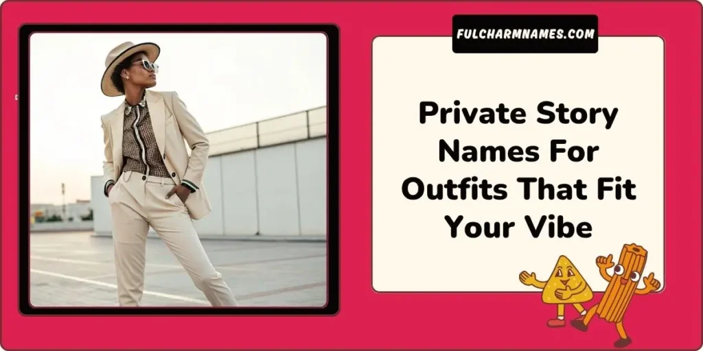 Private Story Names For Outfits That Slay – Serve Every Look 2 Private Story Names For Outfits That Fit Your Vibe
