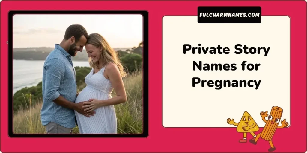 300+ Funny And Cute Pregnancy Private Story Name Ideas AF 4 Private Story Names for Pregnancy