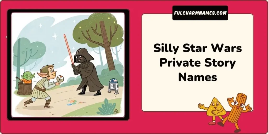 Silly Star Wars Private Story Names