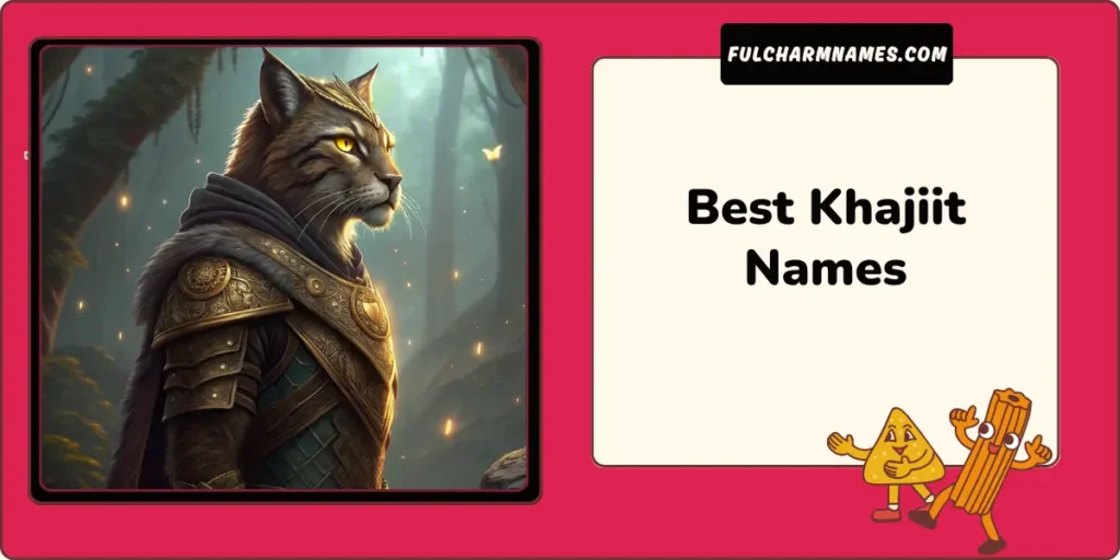 Khajiit Names That Reflect Honor Pride And Fierce Identity 3 Best Khajiit Names
