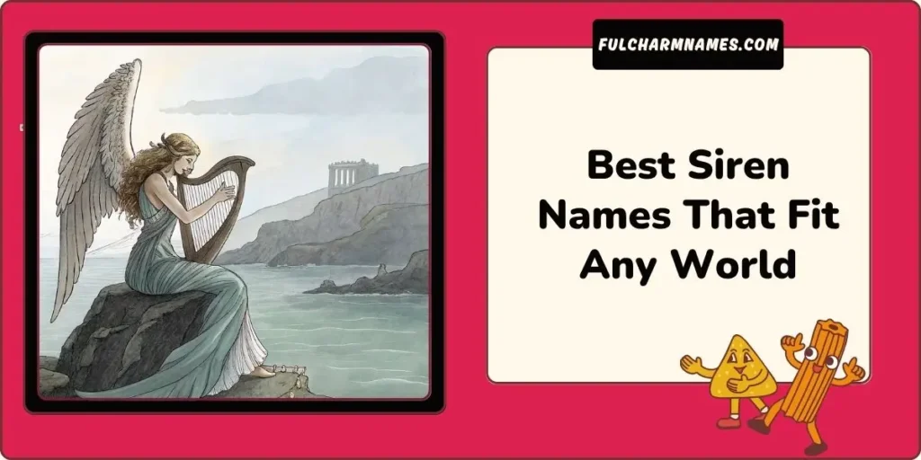 250+ Siren Names Beautiful Haunting And Mysterious Ideas 4 Best Siren Names That Fit Any World