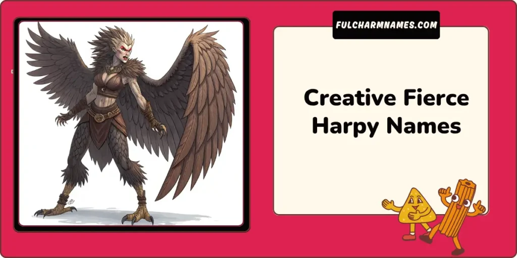 Creative Fierce Harpy Names