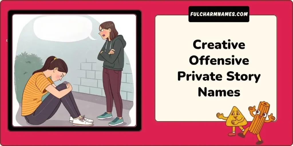 Creative Offensive Private Story Names