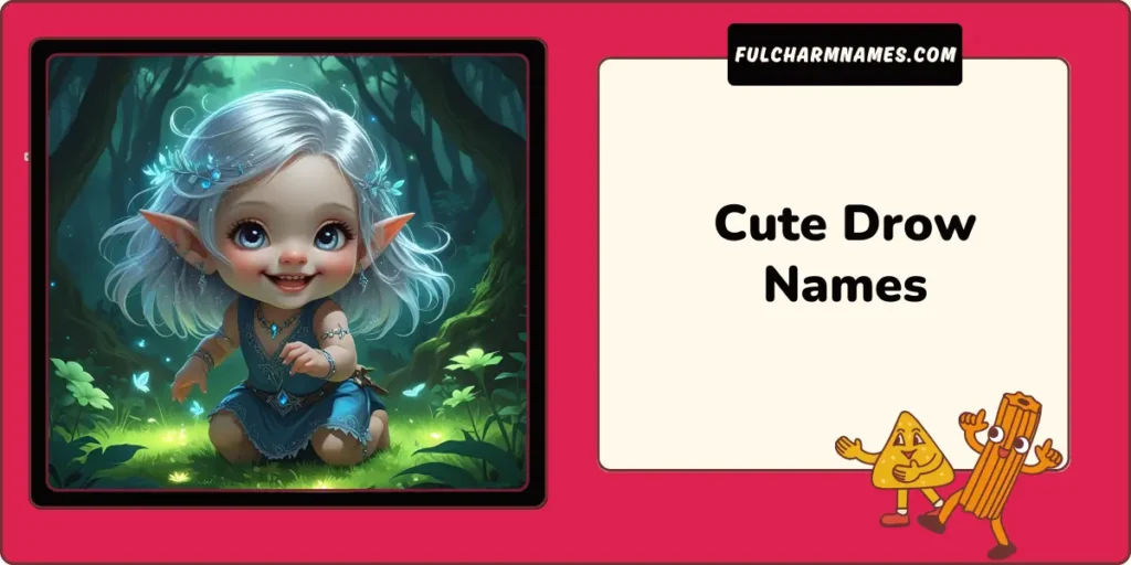 Cute Drow Names