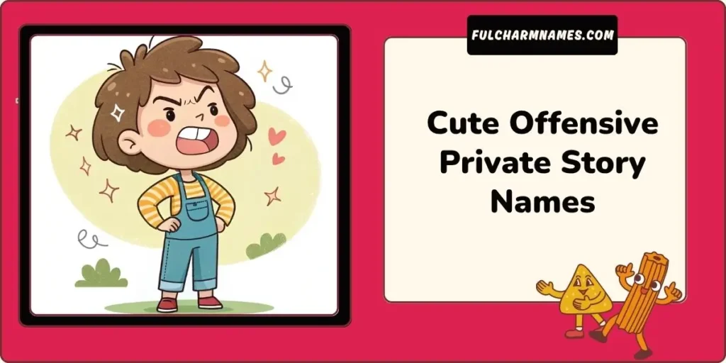 Cute Offensive Private Story Names