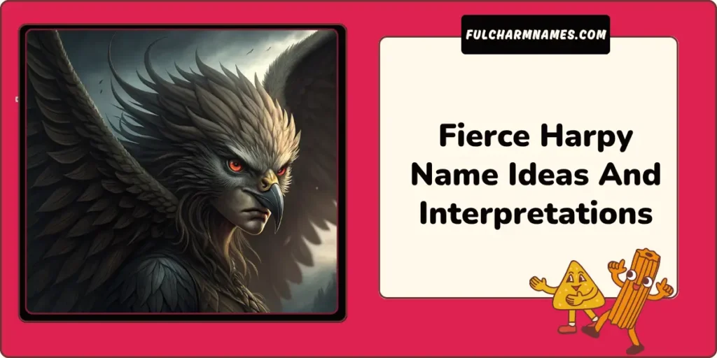 Fierce Harpy Name Ideas And Interpretations
