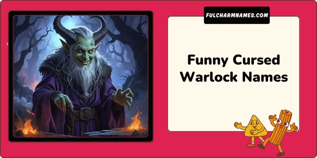 Cursed Warlock Names Whispered By Spirits With Sinister Power 4 Funny Cursed Warlock Names