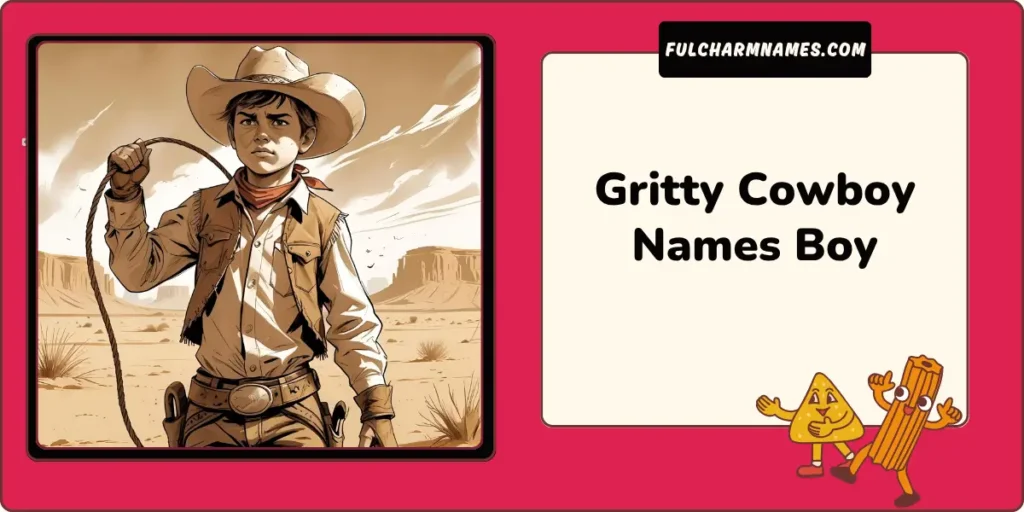 Gritty Cowboy Names Boy