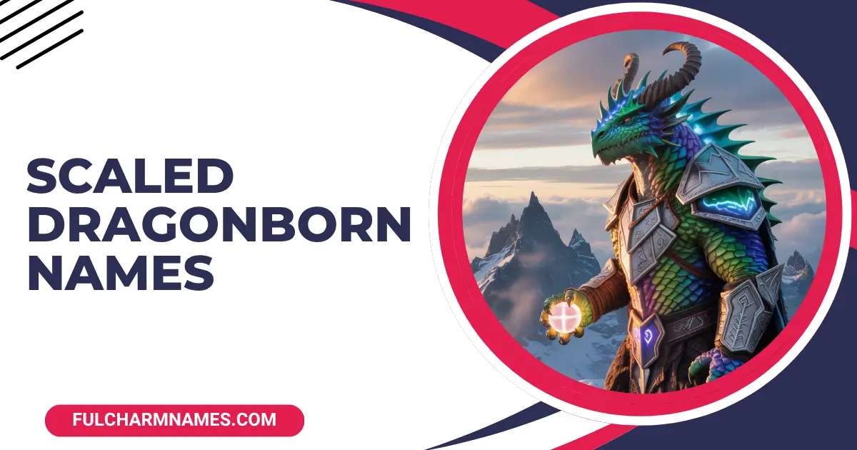 Scaled Dragonborn Names