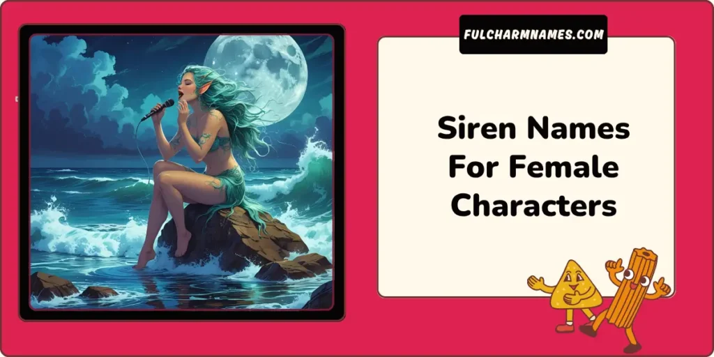250+ Siren Names Beautiful Haunting And Mysterious Ideas 8 Siren Names For Female Characters